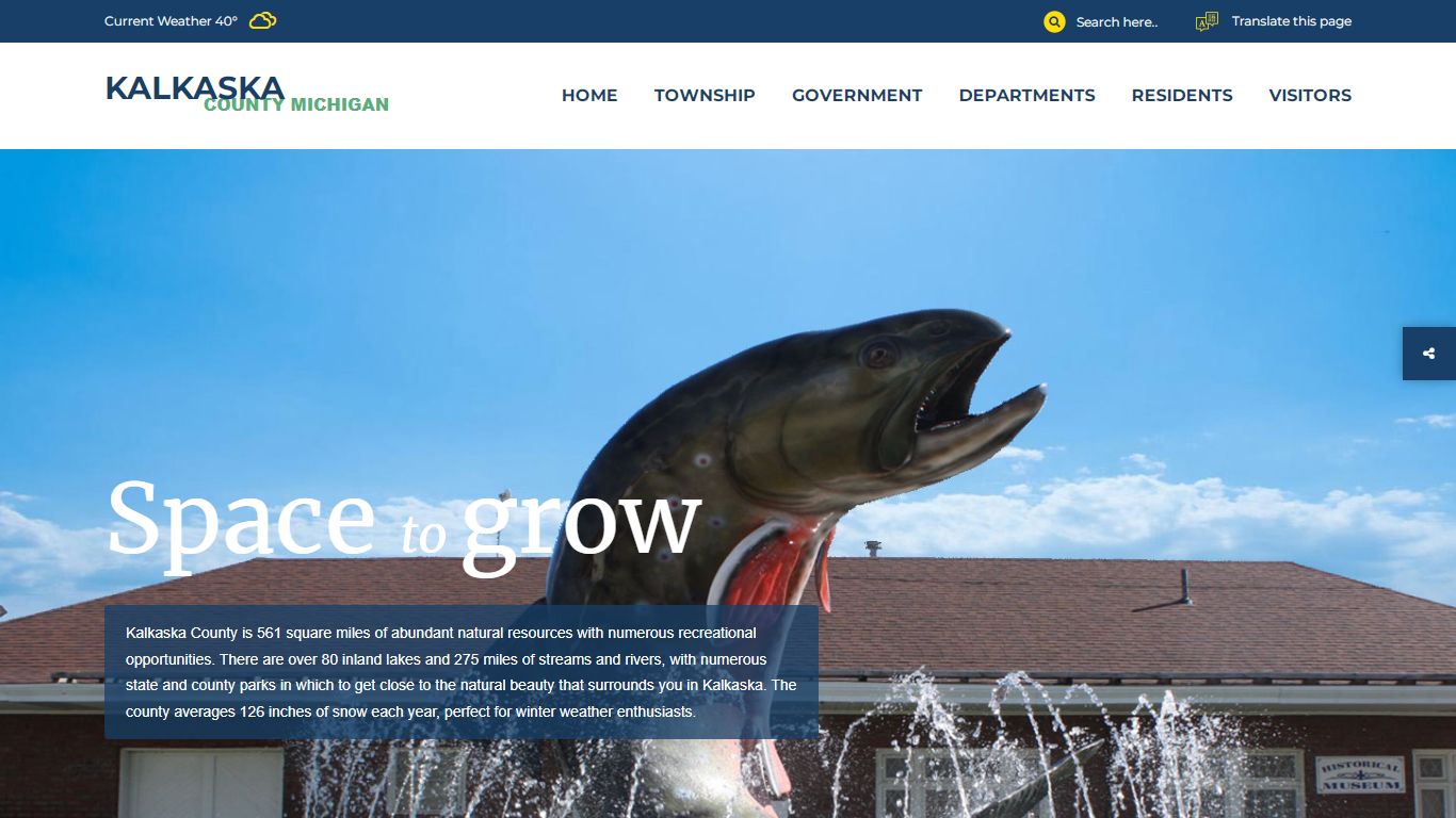 Welcome to the Kalkaska County Michigan Website